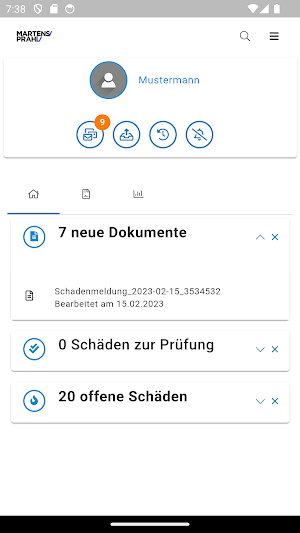 Martens und Prahl App Screenshot 1