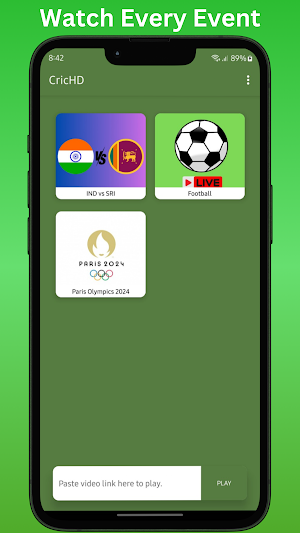CricHD: Live Cricket TV 2024 Screenshot 2