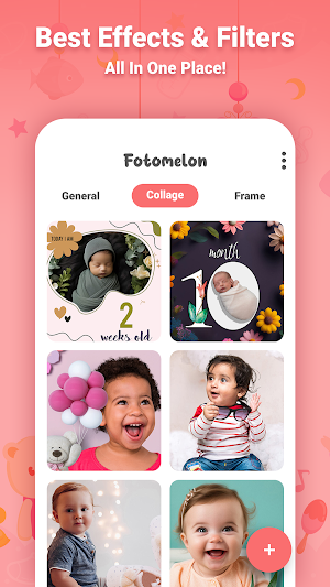 Fotomelon: Baby Photo Editor Screenshot 1