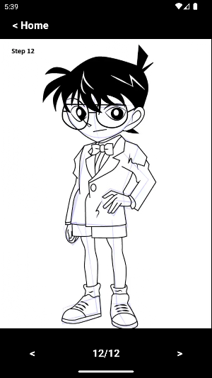 How To Draw Detective Conan Screenshot 1