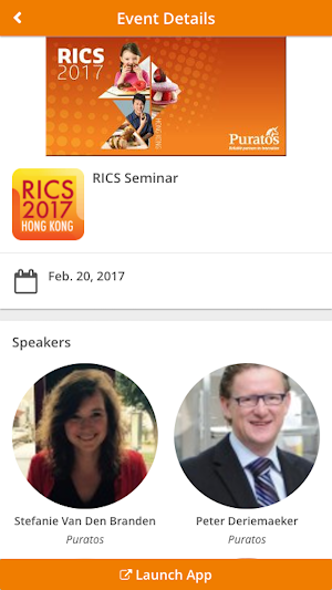 Puratos Event Screenshot 1