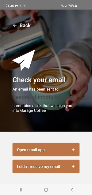 Garage Coffee Screenshot 1