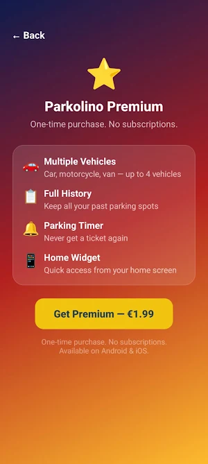 Parkolino Screenshot 2