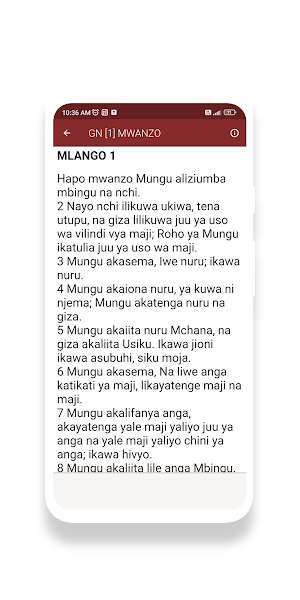 Biblia Takatifu Screenshot 3