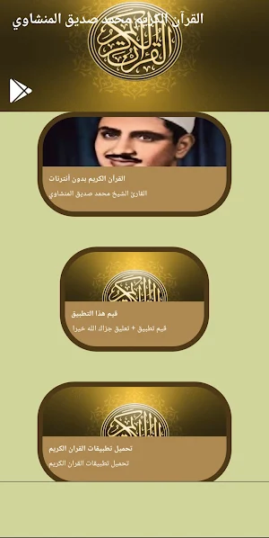 المنشاوي قرآن كامل بدون نت Screenshot 0