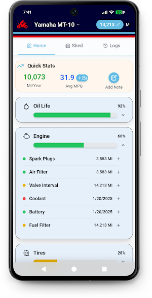 Moto Shed: Bike Maintenance Screenshot 0