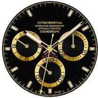 Luxury Prime Black Watch Face