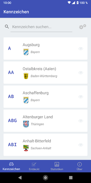 Deutschlands Kennzeichen Screenshot 0