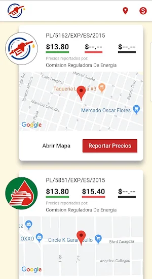 Reporte De Gasolinas En México Screenshot 0