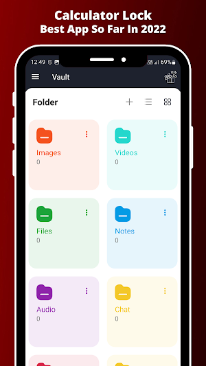 Calculator Lock Hide App Vault Screenshot 2