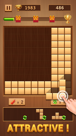 Wood Block - Classic Block Puzzle Game Screenshot 3