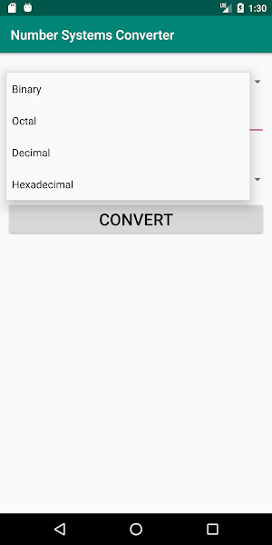Number Systems Converter Screenshot 1