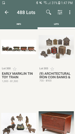 Thomaston Auction Screenshot 1