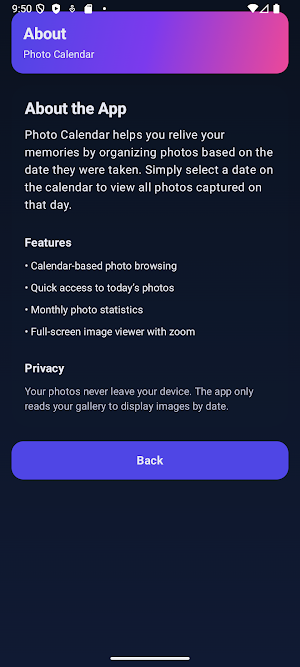 Photo Calendar Screenshot 3