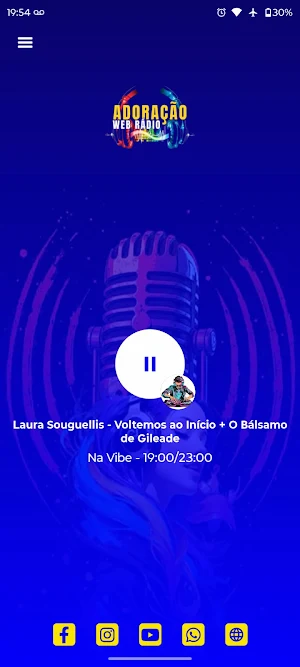 Adoração Web Rádio Screenshot 0