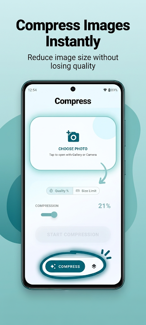 Photo Compressor: Image Resize Screenshot 0