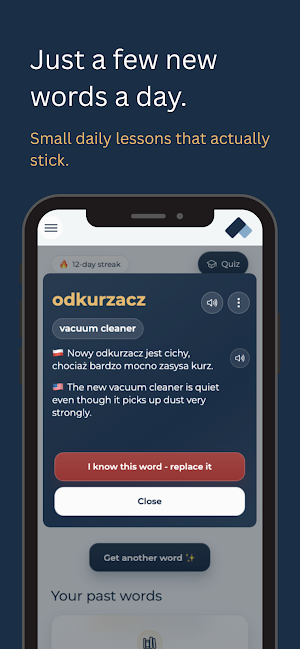 Aprendi: Daily Vocabulary Screenshot 1