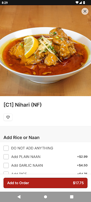 Hajis Restaurant Screenshot 1
