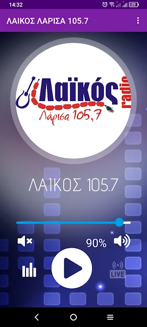 ΛΑΙΚΟΣ ΛΑΡΙΣΑ 105.7 Screenshot 0