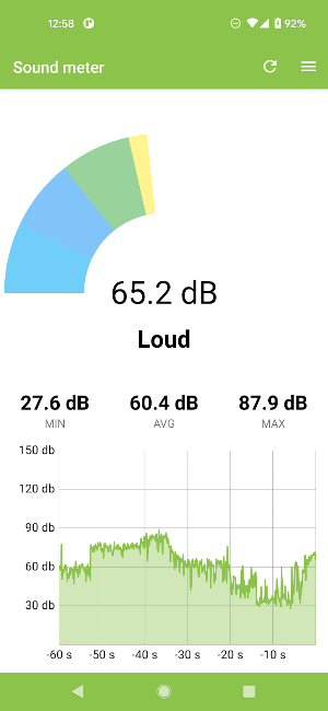 Sound Meter Screenshot 2