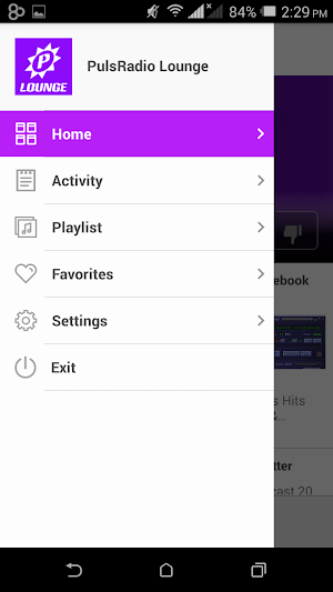 PulsRadio Lounge Screenshot 1