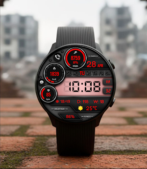 Digital Vors 323 watch face Screenshot 2