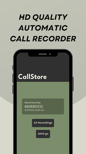 CallStore - Auto Call Recorder Screenshot 0