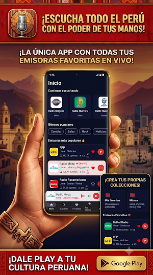 Emisoras del Perú  FM y AM Screenshot 1
