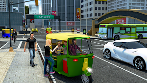 Tuk Tuk Auto Driving Game 3D Screenshot 2