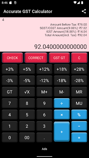 Accurate GST Calculator & More Screenshot 2