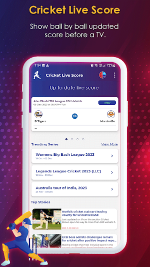 Cricket Live Score - Live Line Screenshot 0
