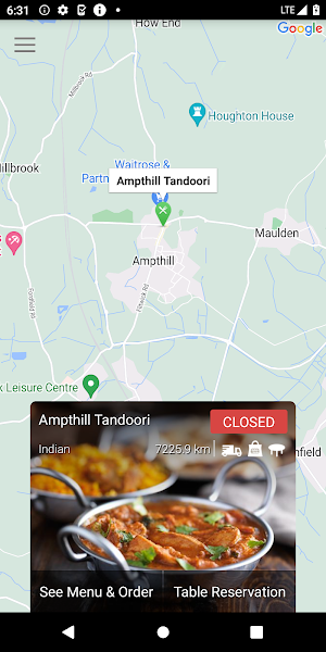 Ampthill Tandoori Screenshot 1