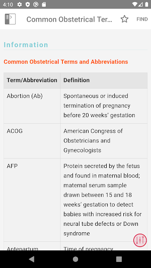 OB/GYN Peds Notes Screenshot 3