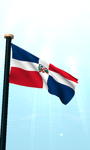 Dominican Republic Flag Free Screenshot 1