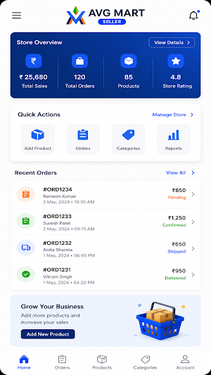 Avg Mart Seller Screenshot 0