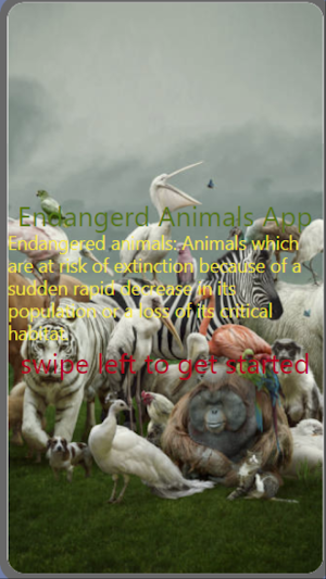 Smart Guide Endangered Animals Screenshot 0