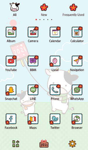Cute Wallpaper Year of the Ox Theme Screenshot 2