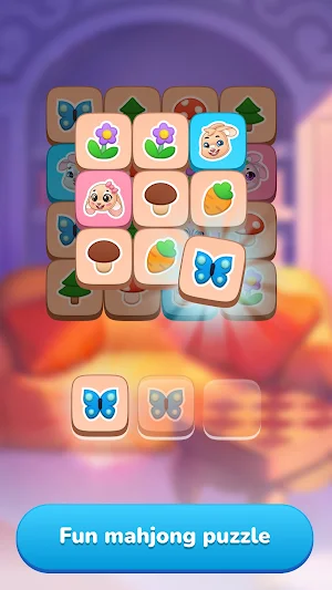 Rabbit tiles: mahjong puzzle Screenshot 1