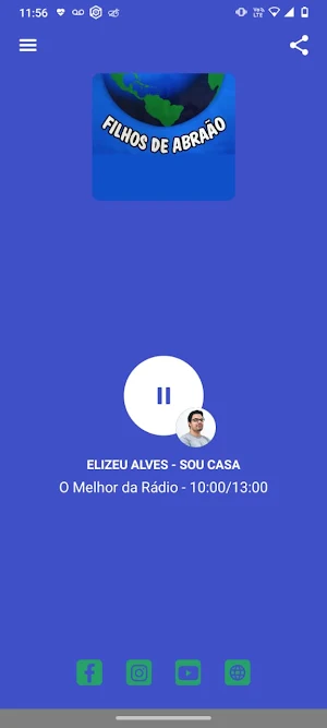 Rádio Filhos de Abraão Screenshot 2