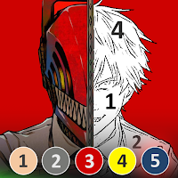 Chainsaw Man Coloring ByNumber