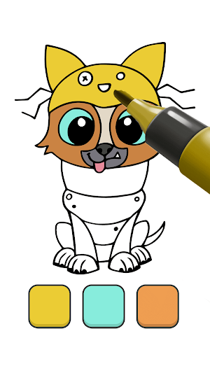 Puss N Boots Coloring Screenshot 0