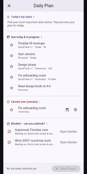 QuickTask - Todo & Planner Screenshot 3
