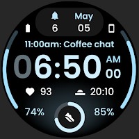 React 2: Watch face