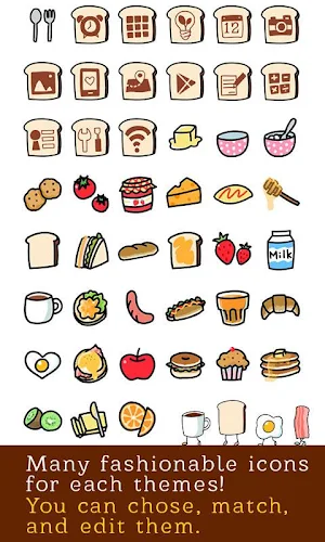 Cute Theme-Living Breakfast- Screenshot 3