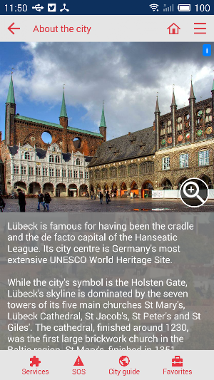 Luebeck city guide Screenshot 2