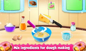 Donuts Factory Game For Girls: Donuts Cooking Game Screenshot 0