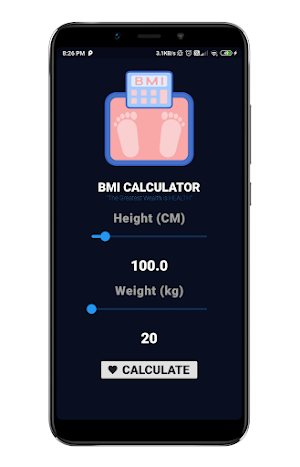 BMI Calculator Screenshot 0