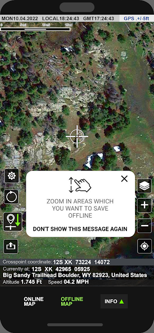 Offline Satellite Map GPS Nav Screenshot 0