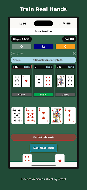 Texas Hold'em Trainer Screenshot 3