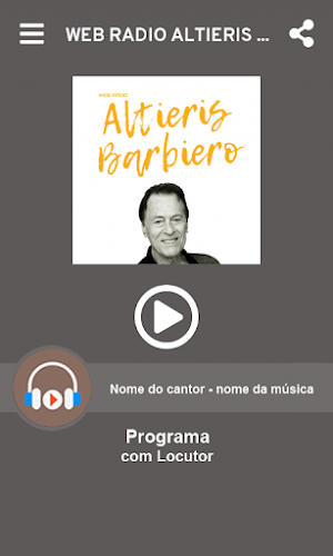 Web Radio Altieris Barbiero Screenshot 0
